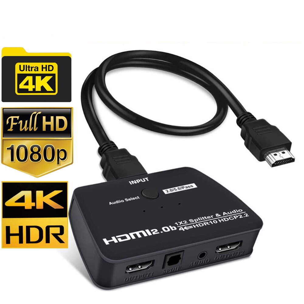 1  2  1080P 4K HDMI ȣȯ й 2.0 HDR 4K 60Hz UHD HD 2.0 1X2 й,   HD 1080P 4K 30Hz